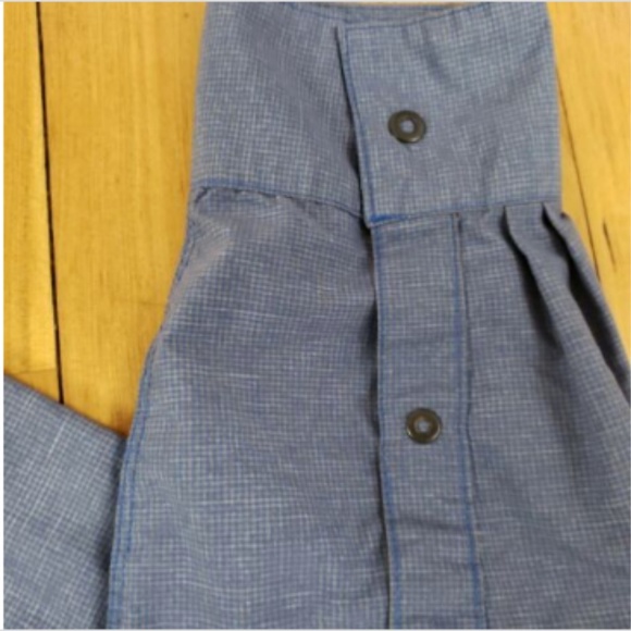 North Face Blue Button Down Shirt Size Large - Picture 4 of 7